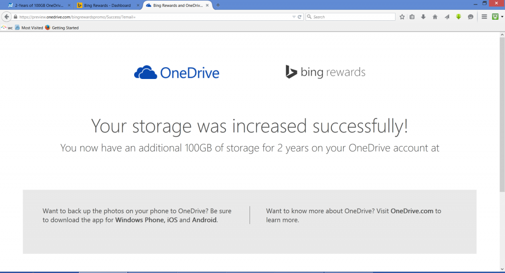 100 GB Microsoft OneDrive Storage - Free for 2 Years (Ends Feb 28)